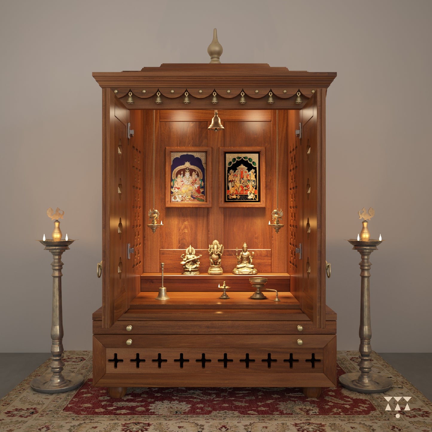 Vinayak, a wooden spiritual Temple