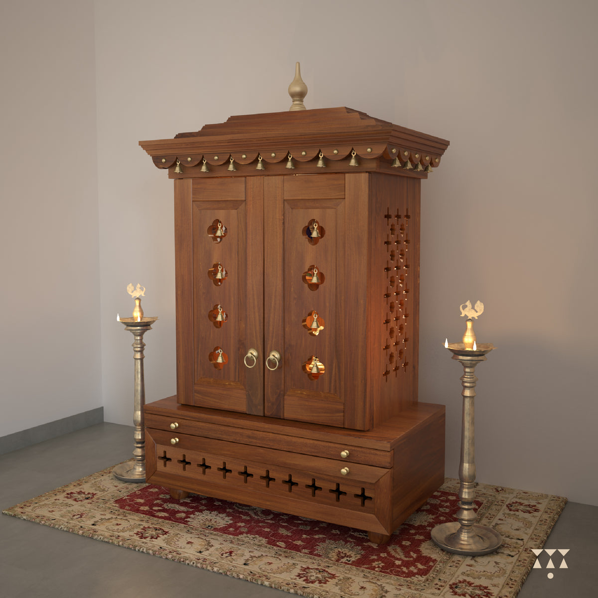 Vinayak, a wooden spiritual Temple