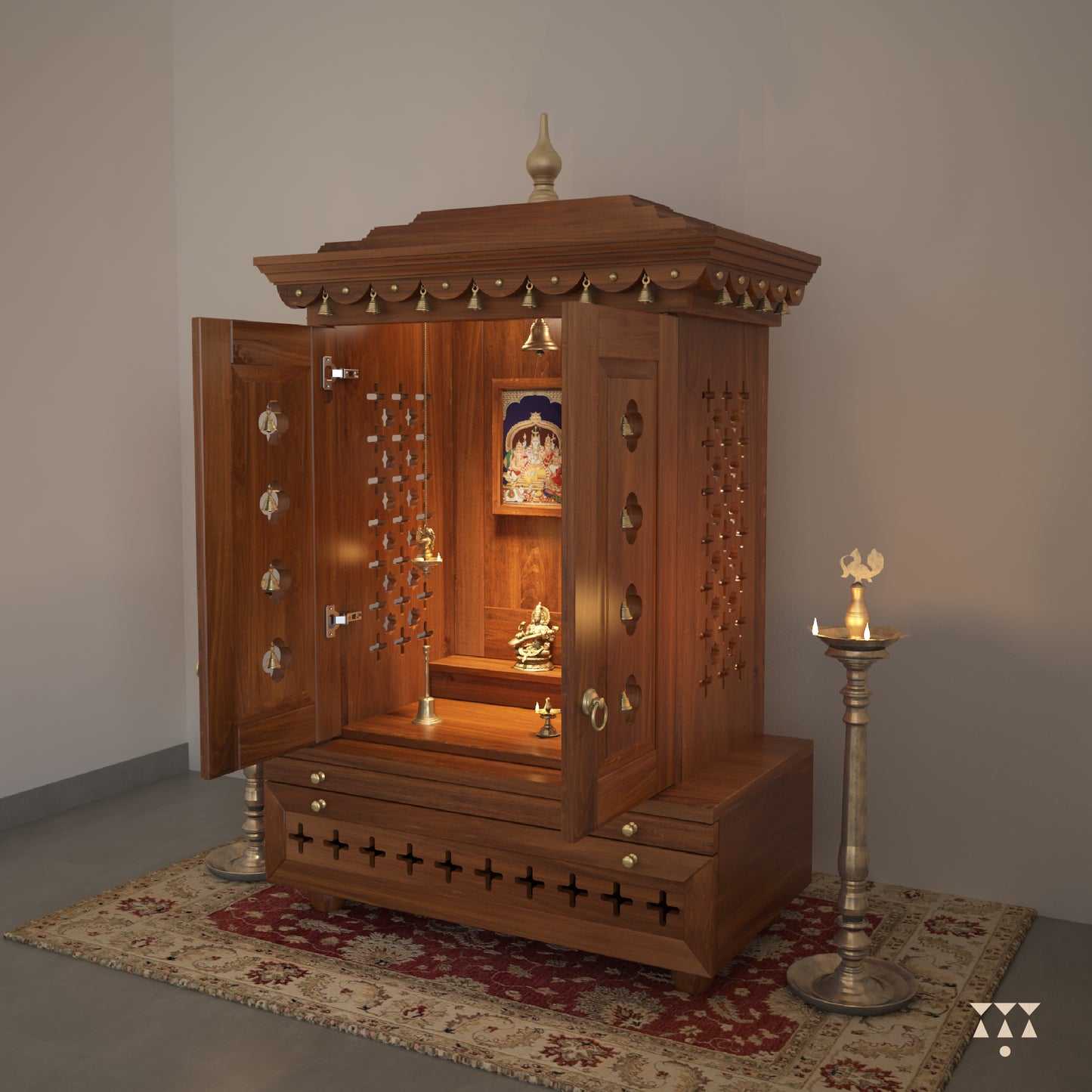 Vinayak, a wooden spiritual Temple