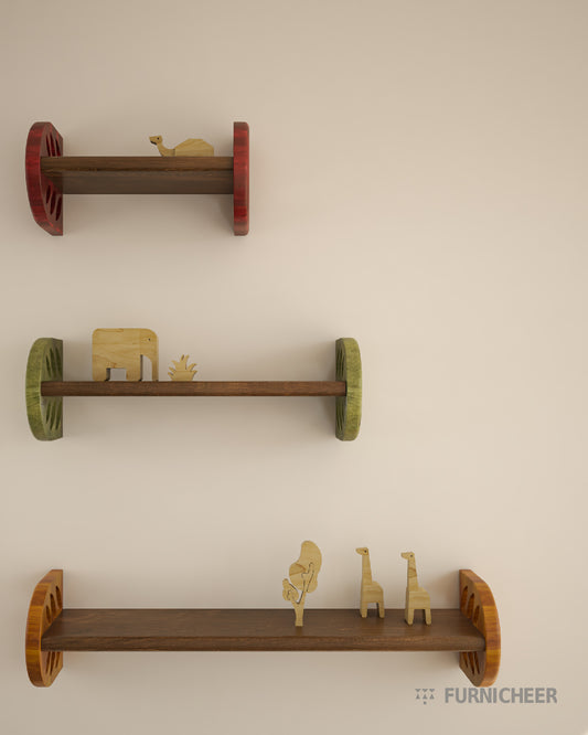 Wooden Shelving Units for Wall Mount Hanging