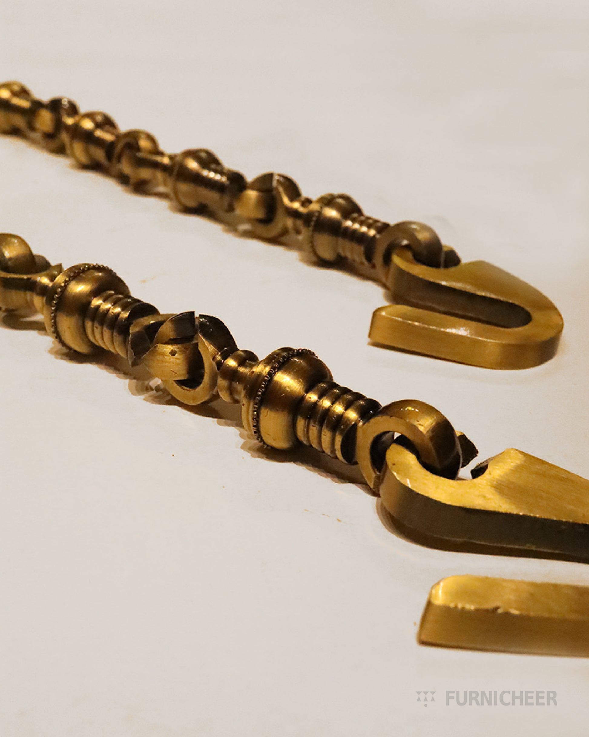 brass swing chain collage 