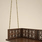 Wooden Walnut Color Jhula Swing for home decor