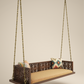 Durable wooden swing jhula for home decor 