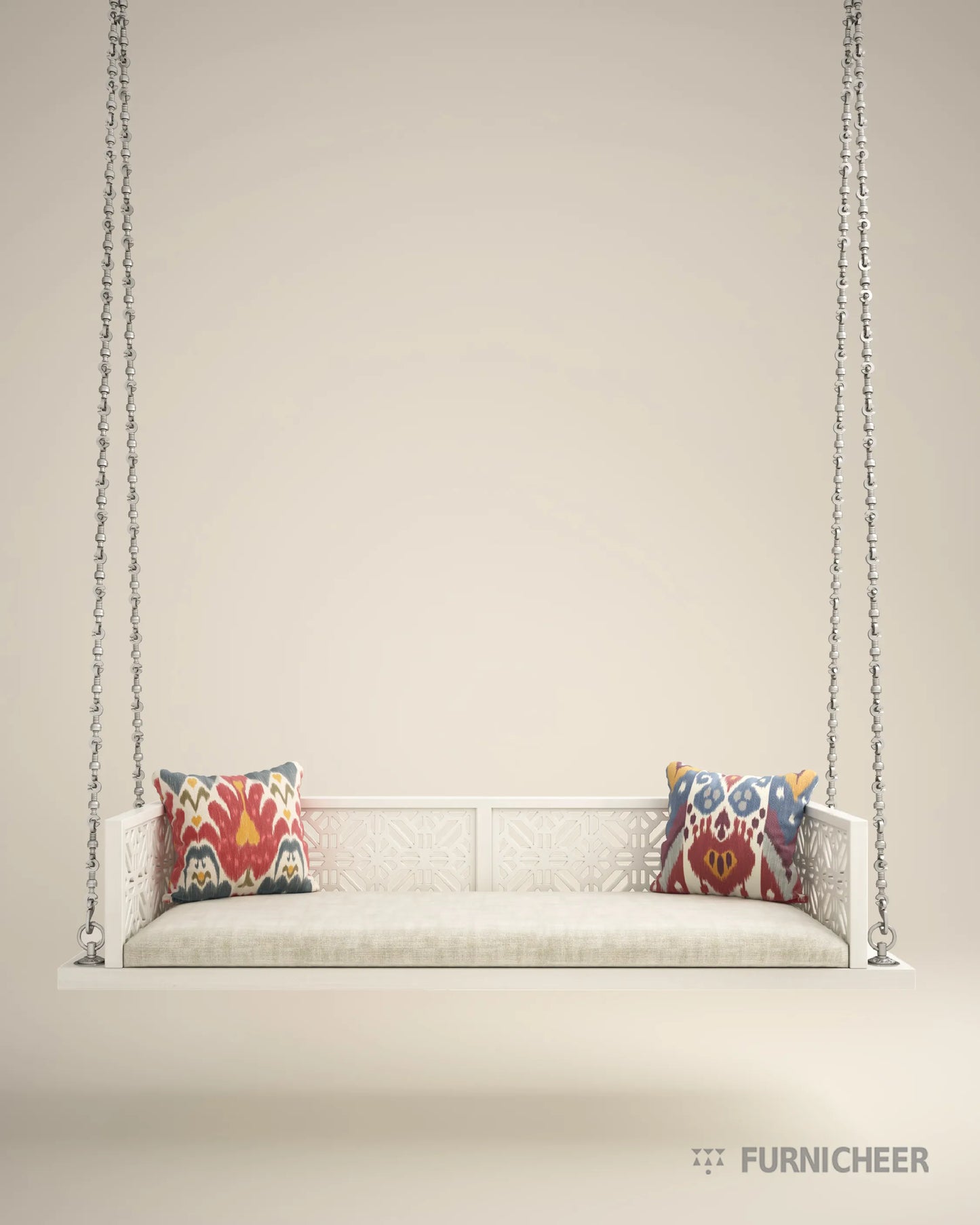 Ceiling Mount Swing with Brass Chain