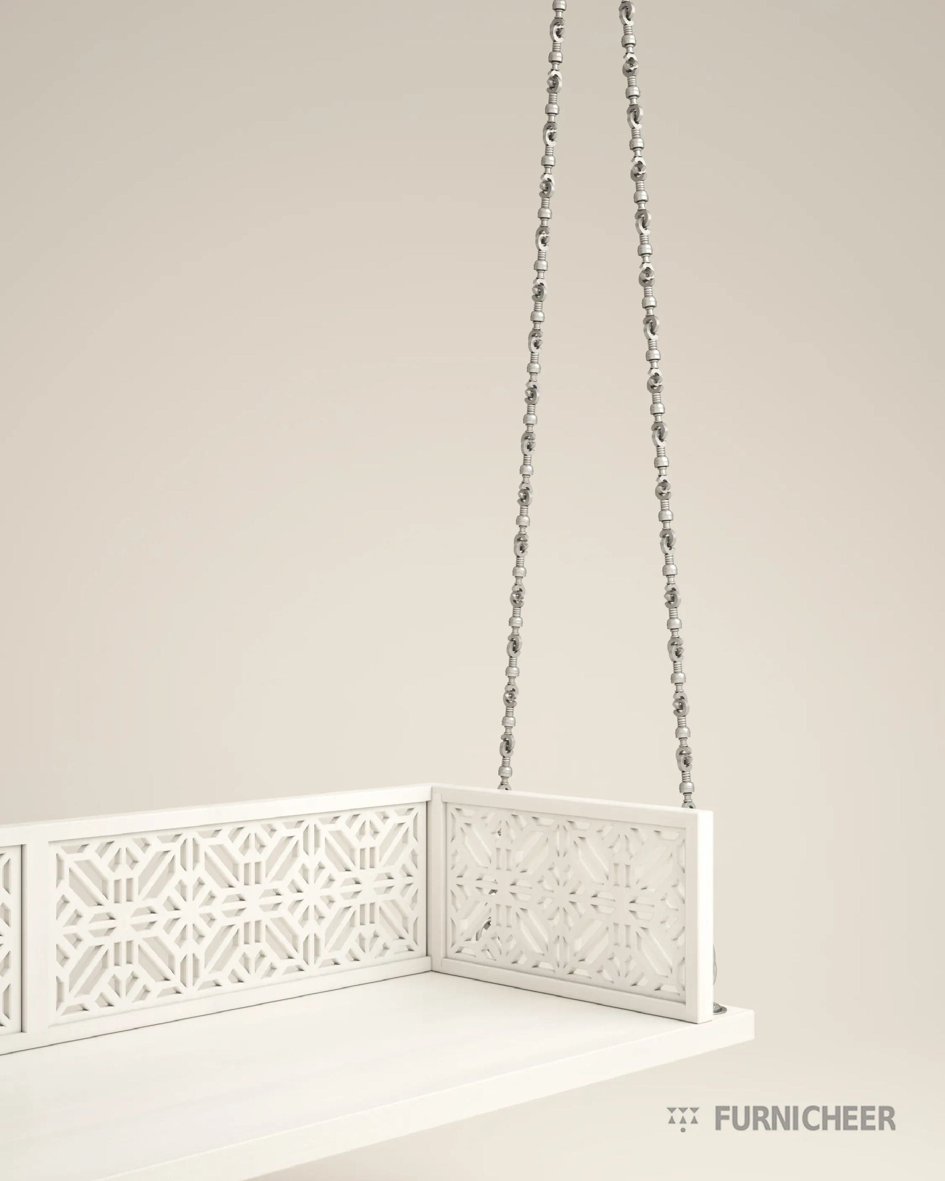 Ceiling-Mounted Swing with Brass Links