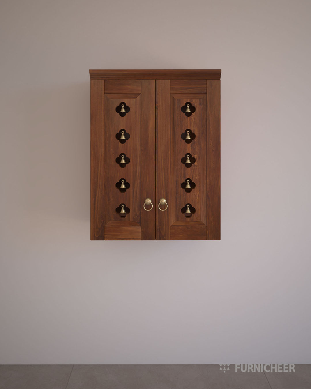 Wooden Box Type Temple Mandir for Home 
