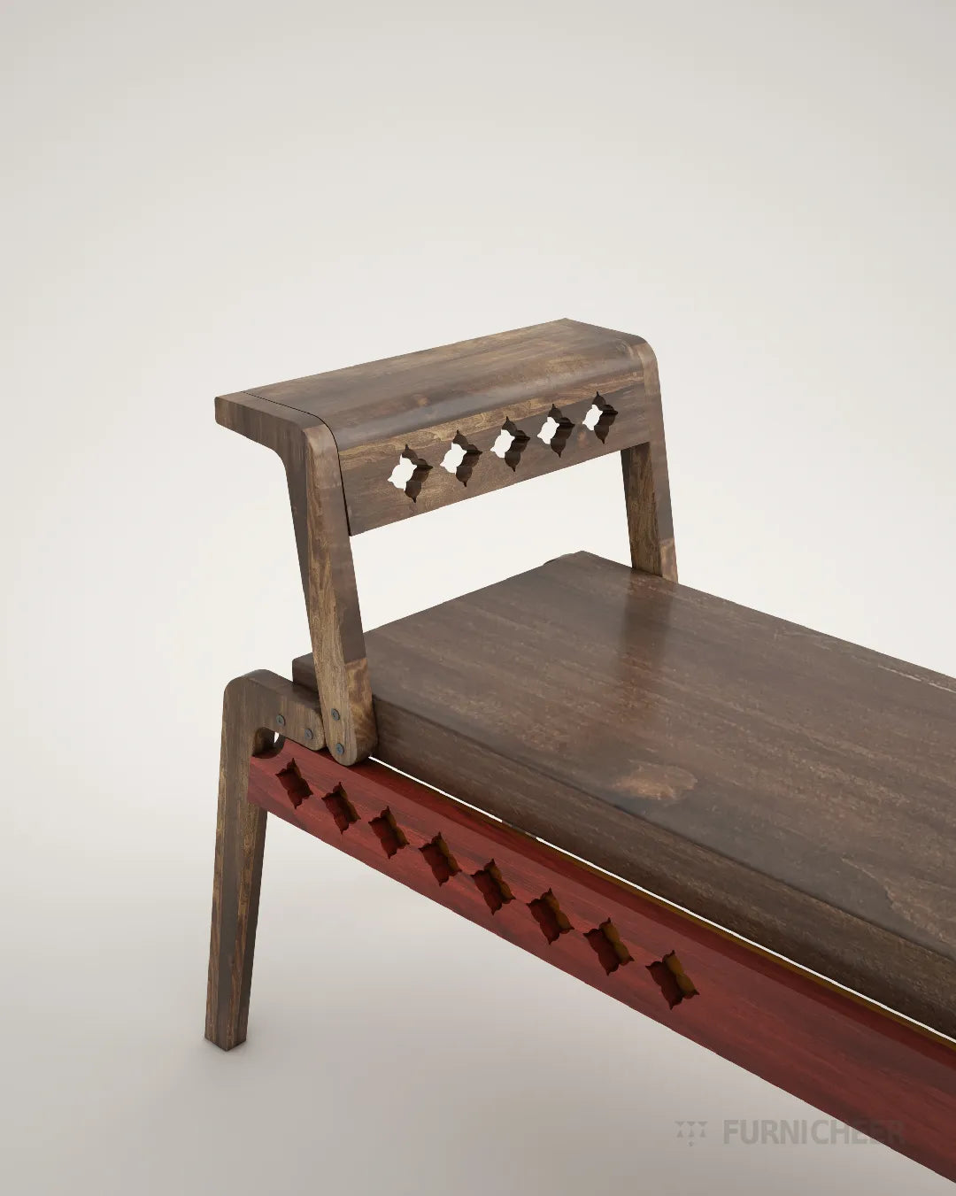 Solid Wood Latt Bench for Living Space