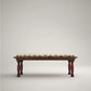 Classic Solid Tulipwood Bench for Living Room