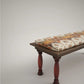 Indian Solid Tulip Wooden Bench for Living Room