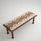 Indian Style Solid Tulipwood Bench for Living Room