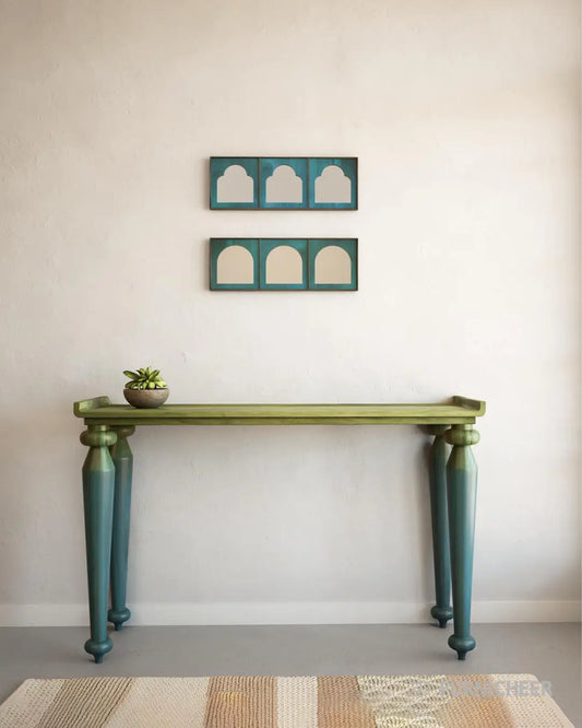 Eclectic Console Table for Entryway