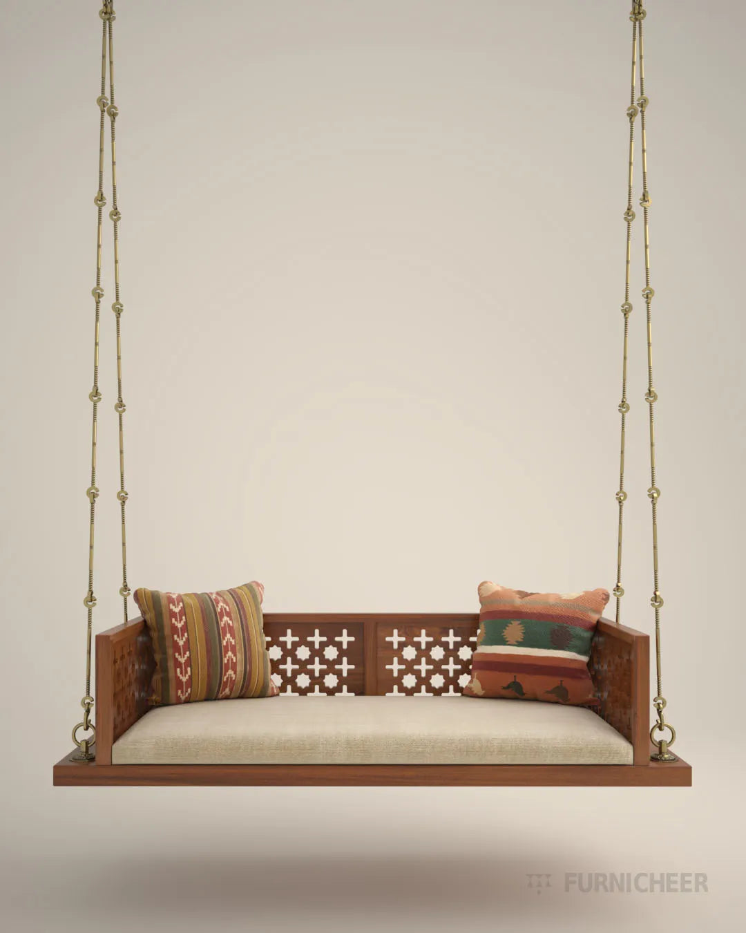 Handcrafted Wooden Swing for Indoors