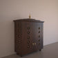 Dark Brown Teak Wood Gumbad Mandir 