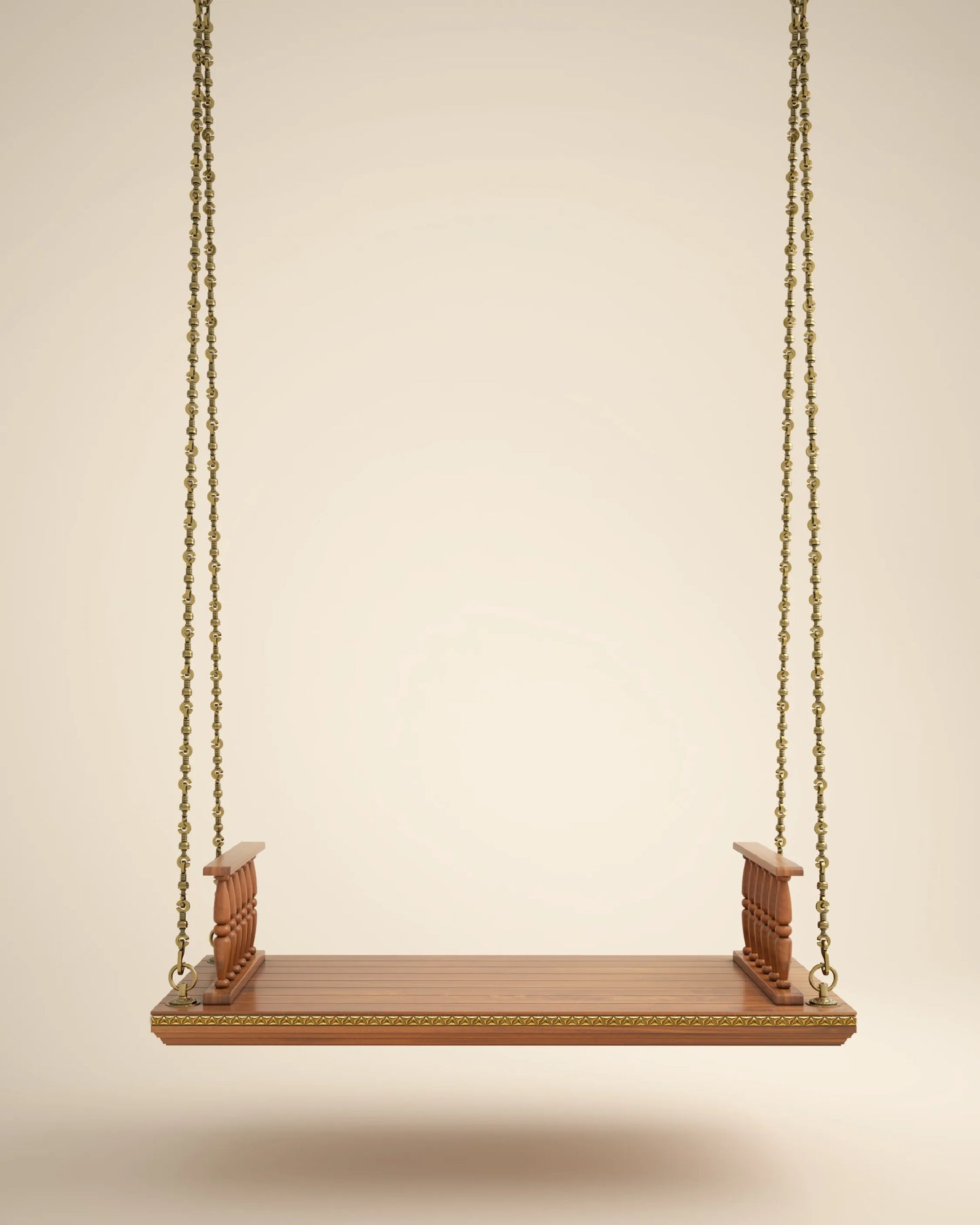 Handcrafted Wooden Swing for Indoor Use