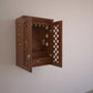 Heritage Wood Mandir with brass Knobs 
