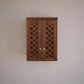 Timeless Wooden Shrine with brass Knobs
