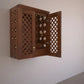 Best Wooden Wall Mounted Mandir with Cabinet
