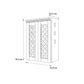 Traditional Wooden Pooja Temple Size Diagram