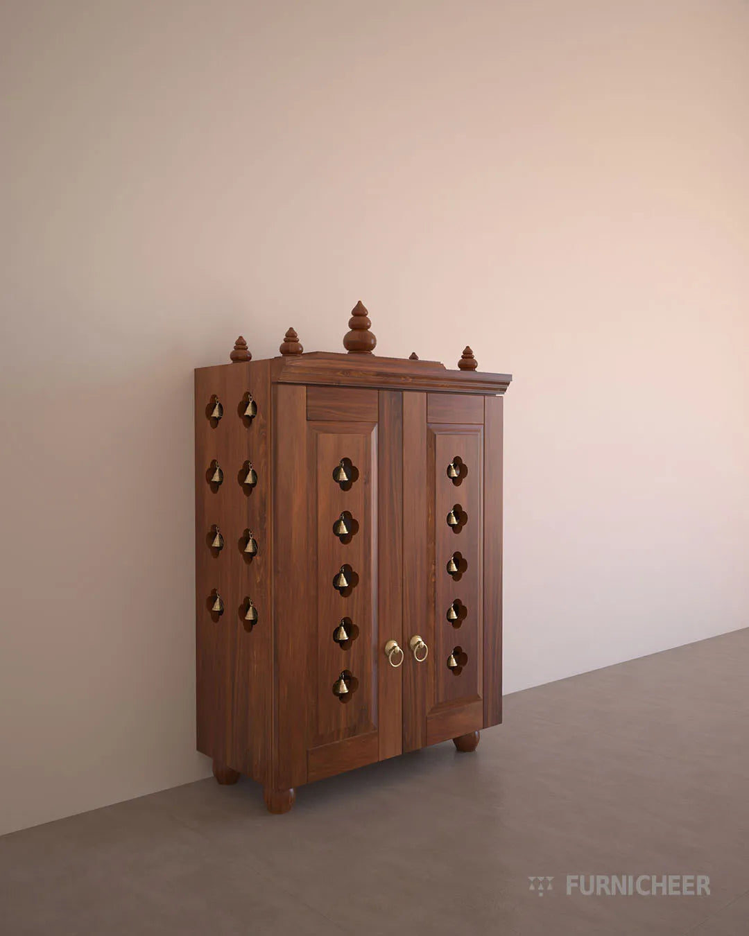 Hardwood Shrine with Tray and Designs