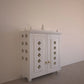 White Wood Temple for Floor & Table Mount