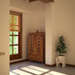 Wooden mandir with extra shelves for home altar