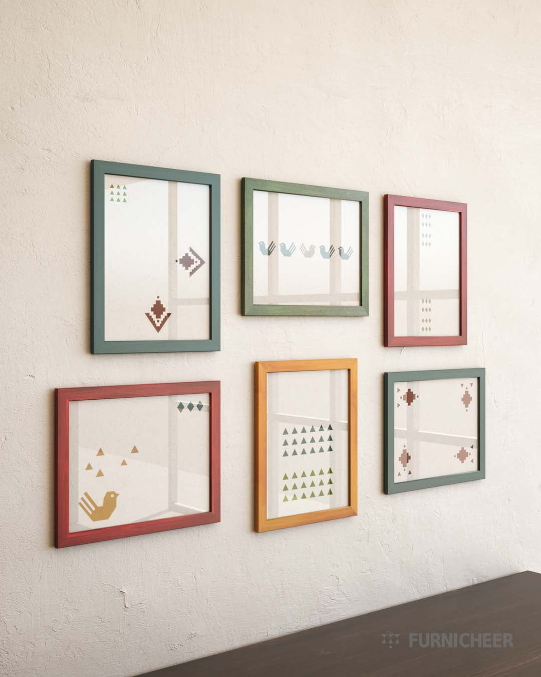 Rustic Wooden Collage Picture Frames