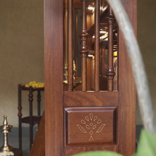 Baal Bhimaksa | Handcrafted wooden Pooja Mandir