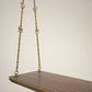 Indoor Porch Swing with Brass Chains