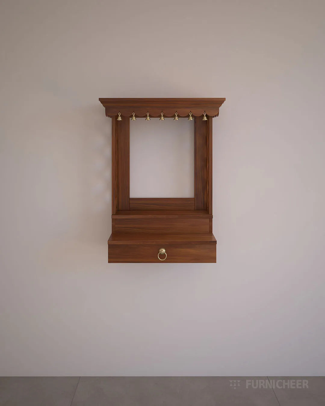 Mounted Prayer Cabinet for Home Decor
