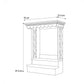 Wall Mount Pooja Cabinet For Home Size Diagram