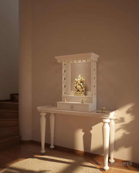 Mandir in Wooden Pooja Unit for Home Decor