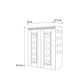 Handcrafted Wooden Hindu Temple Size Diagram