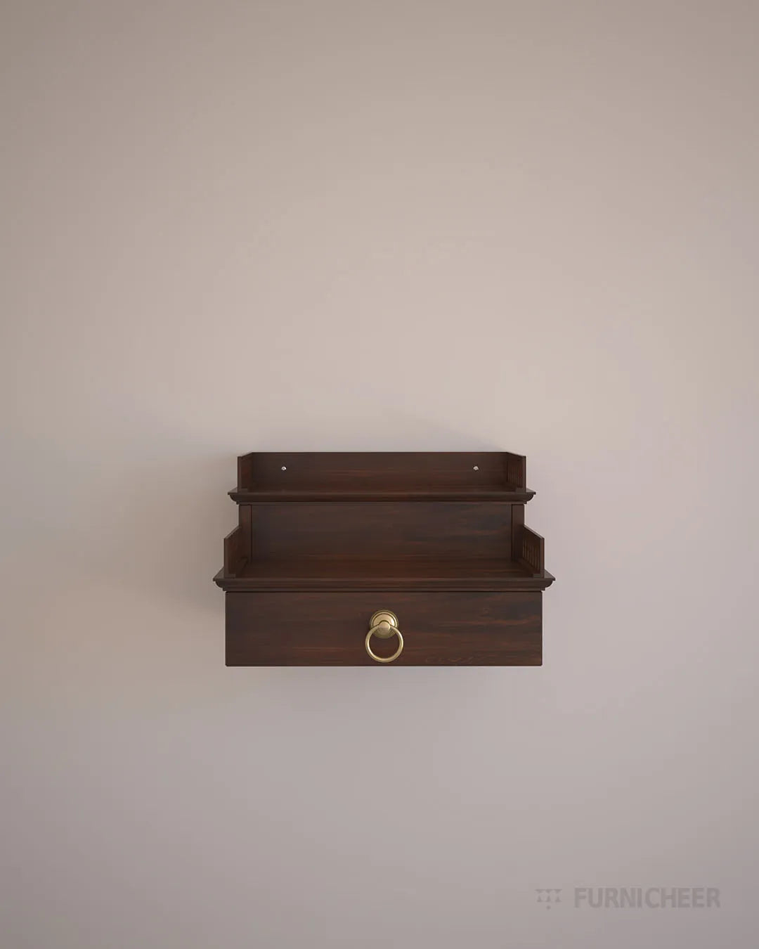 Wall Mount Handmade Prayer Unit With Storage